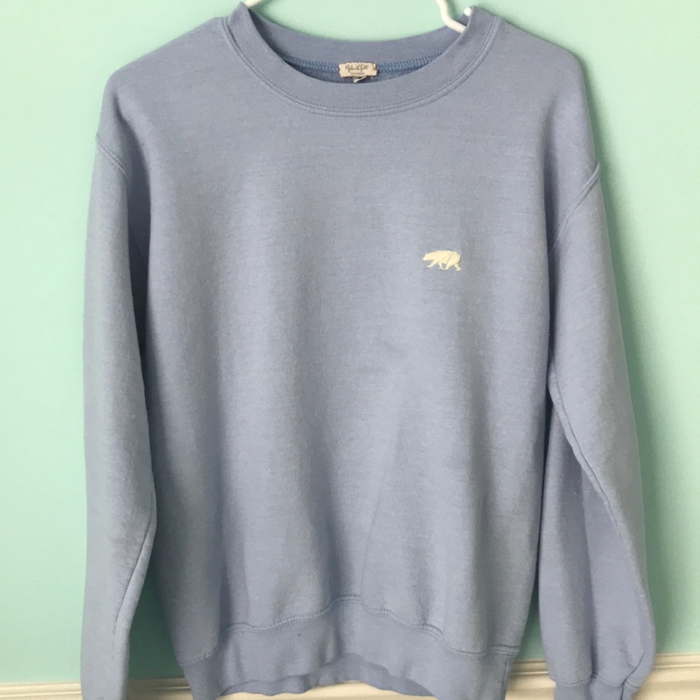Brandy Melville Blue Bear Crewneck